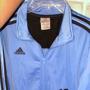 Great condition blue Adidas zip up jacket